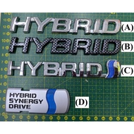 Hybrid Emblem Hybrid Synergy Drive Emblem