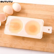 BUTUTU Egg Steamer Cooking DIY 2 Eggs Food Gadget Kitchen Tool Draining Egg Boiler