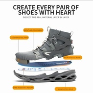 JB Safety Sneakers Black Grey/