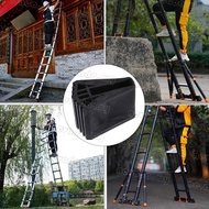 Nevʚ ɞ 4 Pcs Ladder Feet Rubber Pads Cover Telescoping Ladder Feet Foot Pads Cover 3 3x0 8x2 4in for