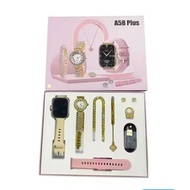 Best A56 A58 A59 Plus Smart Watch Touch Screen Christmas Box Set 8-in-1 NFC Smart Watch