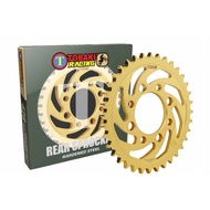 REAR SPROCKET ADVANCED HARDENED STEEL RACING - KRISS/RC80/KRISTAR (428-35T/428-36T/428-37T/428-38T)