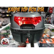 NEW * !! BIG !! BOX KAPPA 25L MONOLOCK WITH BASE PLATE (BLACK) -READY STOCK-