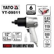 Yato 550Nm 1/2-inch Dr. Super Duty Impact Wrench – Twin Hammer