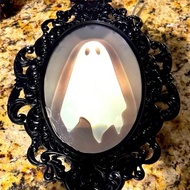 Haunted Ghost Mirror Creative Thriller Halloween Party Decoration Decoration Decoration Wall Pendant