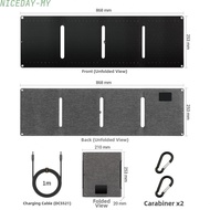 #NICEDAY-40W Solar Panel with IP65 Rating and Foldable Design for Camping Hiking RV Trips
