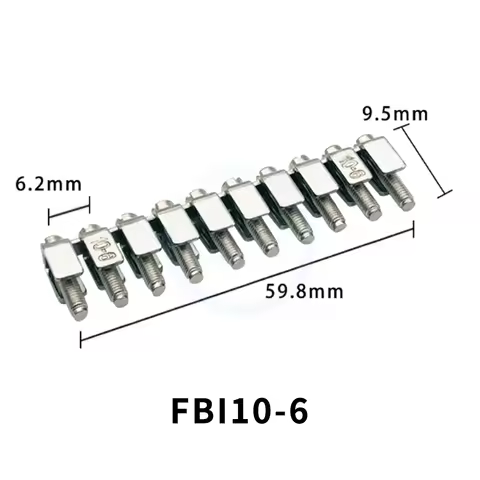 (10 pcs) FBI10-6 short connector UK2.5B/UK5N/UK-5TWIN/UKD4/UKKB5/UKK5 connection strip
