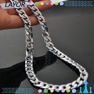 LAYORSG Chain Necklace Party Jewelry Unisex Chunky Chain Hip Hop Gothic Rock Hip Hop