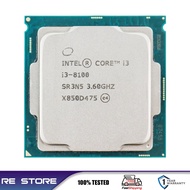 Used Intel Core i3-8100 i3 8100 3.6GHz Quad-Core Quad-Thread CPU Processor 6M 85W LGA 1151 gubeng