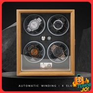 Rhodey Watch Winder Box Automatic 4-Slot Watch Display Box - SKW14