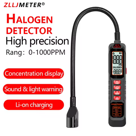 High Sensitivity Freon Leak Detector Halogen Leak Detector R22 R410A R134A R1234YF Refrigerant Gas H