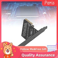 superparis-my PCIe 4.0 x4 to Oculink SFF 8612 Adapter  8611 External Graphics Card with Bracket Host