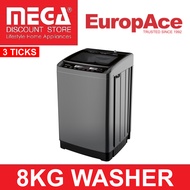 EUROPACE ETW7800T 8KG TOP LOAD WASHER (3 TICKS) (ETW 7800T)