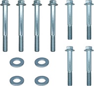 Set of 4 M10-1.5 Engine Support Bolt Kit Bolt Flanges for LSX LS LS1 4.8L 5.3L 6.0L 6.2L LR4 LQ4 LS6