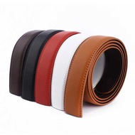 Men Genuine Men's Genuine Leather Belt Skin Genuine Leather Belt Strip Belt Belt Body Buckleless Bel