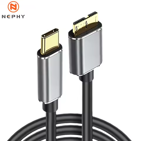 External Hard Drive Cable USB 3.0 Type C To Micro B Hard Disk Data Wire For Toshiba Seagate WD Sandi