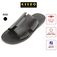 Dép nam chữ H quai ngang cao cấp thương hiệu KEEDO HM07