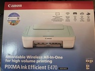 （全新）Canon PIXMA E470 無線多合一打印機