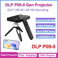 Smart DLP P09-II Gen Projector 4K Decoding Mini Portable Projector 30-120 Inch/Home Cinema Video