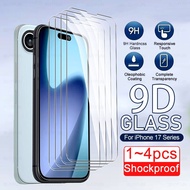 1-4pcs Clear Front Glass For iPhone 17 Pro Max iPhone 17 Air  iPhone 17Pro 17ProMax Screen Protector