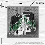 【FAST RESPONSE】COQGM Original -  Futsal Jersey Custom Name Long Sleeves Volta Jersey Tiktok T Shirt 