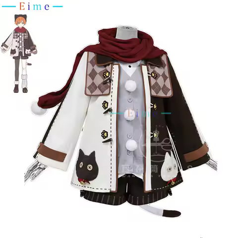 PJSK TENMA TSUKASA Cosplay Costume Game Cosplay Cat Clothing Party Suit Halloween Carnival Uniforms