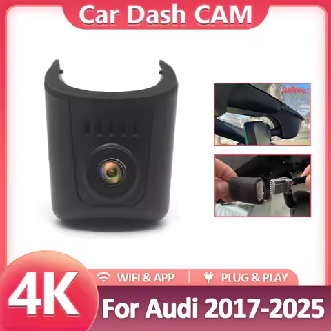 New! Plug and Play 4K Car DVR Dash Cam for Audi a3 a4 a5 a6 a7 a8 q3 q5 q7 b4 b5 b6 b7 b8 b9 8v c5 c