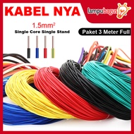 Kabel Listrik NYA 1.5mm / Kabel Engkel Tembaga Asli 3 Meter SNI