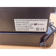 COUNTERFEIT MONEY DETECTOR AD-2138