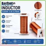 DARBEMY Speaker Crossover Inductor Coil, 4-6A 0.75mm Audio Inductor Coil, Pure Copper 0.62MH Inducto