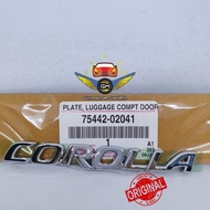 COROLLA-TOYOTA COROLLA ALTIS LOGO EMBLEM 75442-02041 ORIGINAL RESTOCK