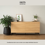 hinlim.com - AKON 1.54M Sideboard/ Kitchen Cabinet / Dining Room Cabinet / Metal Leg Sideboard  / Bo