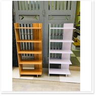 Tủ gỗ lắp ɡhép 2 cánh lớn (120x60x40cm) Và Kệ Gỗ Tiện Dụng 5 Tầng Cao 1M2