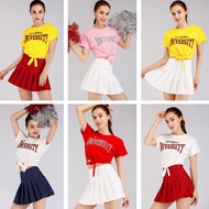 Summer Men Women Group Cheerleading Performance Costume Student Games Group Cheerleading Jazz Dance 