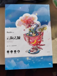 Robotime DIY Assembly Wooden Music Box Chinese Style Birthday Creative Gift Nancy Drunken Flower Lan