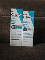 แท้💯NEW CeraVe Acne Foaming Cream Cleanser 150ml