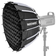 22inch/55cm Parabolic Softbox Quick Set up Quick Folding, with Diffusers/Honeycomb Grid/Bag, Compati