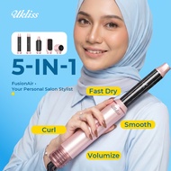 Ukliss Hair Dryer Brush 5 In 1 Multifunctional  Automatic Styler Hair Curler Straightener 630 Millio