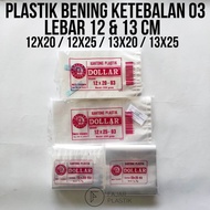 Plastic /BENING Pp Plastic PlasticKeripik Plastic Crackers Plastic Snack Dollar Brand Size 12x20 12x