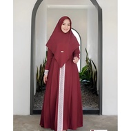 Gamis Syari Kanaya Terbaru Set Wanita Dewasa Jumbo Terbaru 2025 Gamis Kondangan Gamis Lebaran