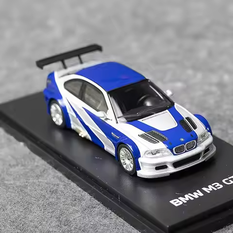 Almoat Real AR BOX 1:64 BMW M3 GTR Need For Speed Wikiwond Alloy Die Cast Car Model Gift