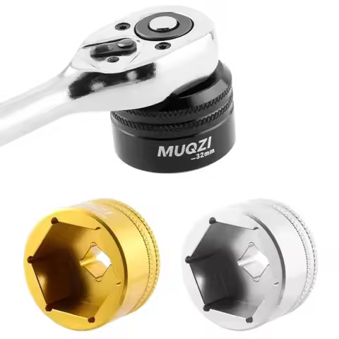 26 28 32mm Bicycle Fork Top Cap Socket Tool for Fox Fork Suspension 40 38 36 Top Cap Wrench Polychro