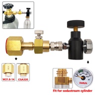 Sodastream Sparking Water Maker Fizzy Drink CO2 Carbonator Cylinder Tank Refill Adapter Fill Adaptor