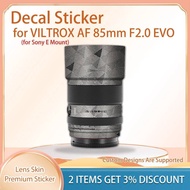 Decal Skin For Sony E Mount Skin Wrap Covered 85f2 Protective Film Cover Film for VILTROX AF 85mm F2