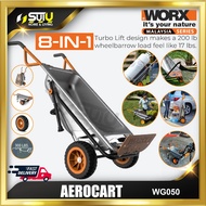 【SUI U HL】WORX WG050 Aerocart 8-IN-1 Wheel Barrow / Yard Cart / Dolly