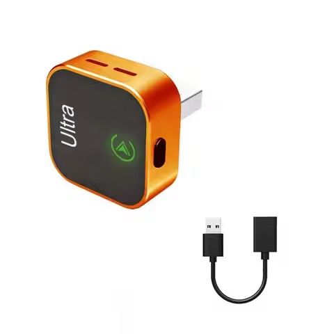 CJSD-K15 2 In 1 Wireless Mini Slim Adapter For Carplay Android Auto USB Dongle Adapter Wired To Wire