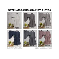 KATUN Children's Gamis Set 4-5 Years (Size 4) Madinah Cotton by Altiza