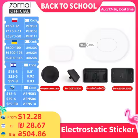 70mai Mount & Sticker Tool Pack for 70mai Dash Cam T800/X800/A810/A510/A800S/A500S/1S/M300/M200 Car 