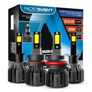 High quality 2PCS NOVSIGHT Car Headlight Bulb H1 H3 H4 H7 H11 9005 9006 Mini Car LED Headlights, Min