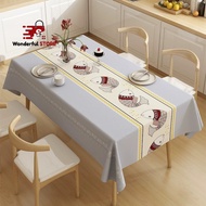 Waterproof EVA Dining Tablecloth Table Cover Size 140cm x 180Cm / 140cm x 220Cm